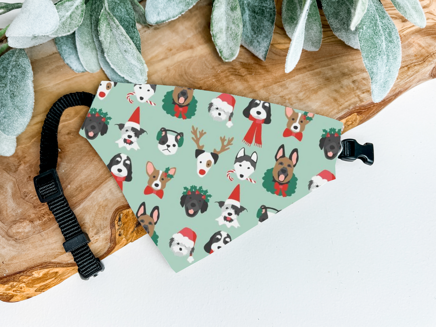 Pet scarf “Christmas Puppies”