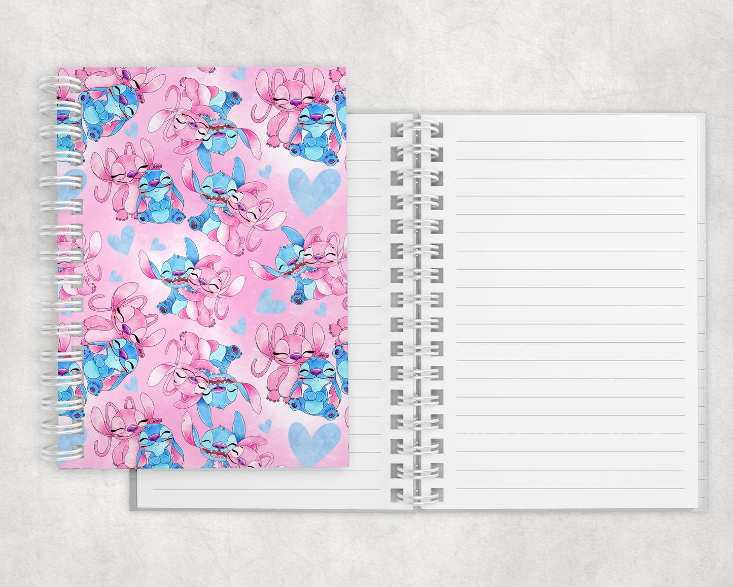 Notebook B5 “Stitch & Angel”